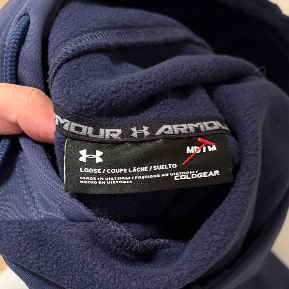 Under Armour Navy Blue Sweatshirt Patriotic - Picture 3 of 6